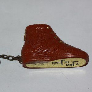 Vintage 1981 Pocket Sewing Tape Measure "THREE FEET-IN-ONE SHOE"
